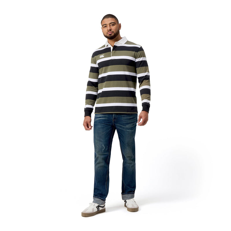 Load image into Gallery viewer, Canterbury Mens Yarn Dye Stripe Rugby
