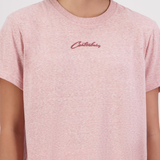 Canterbury Womens Scene Set T-Shirt - Misty Rose