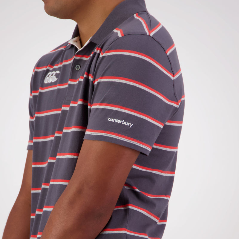 Load image into Gallery viewer, Canterbury Mens Yarn Dye Polo
