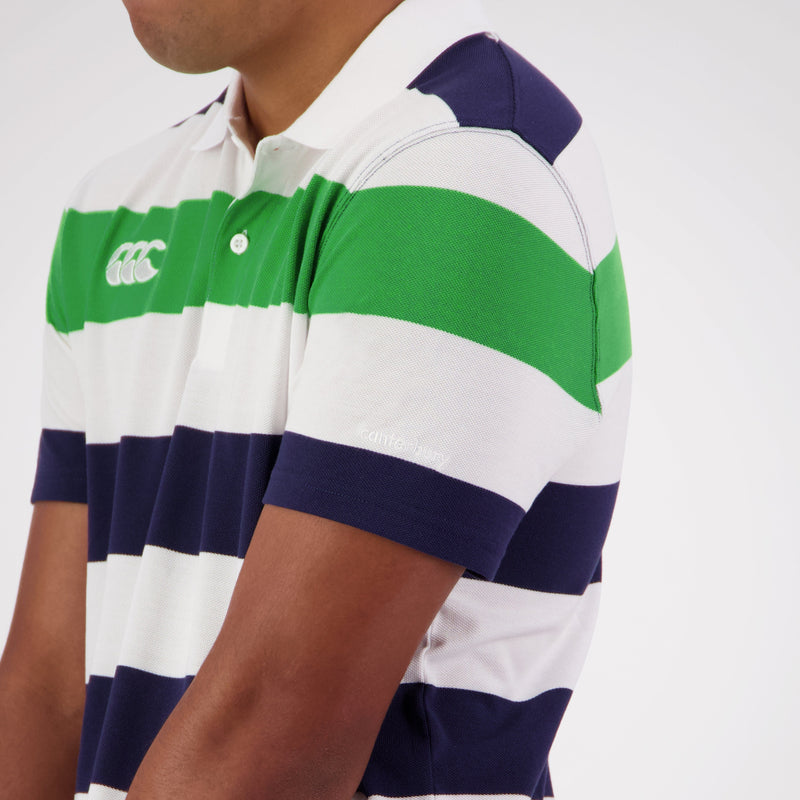 Load image into Gallery viewer, Canterbury Mens Engineered Stripe Polo
