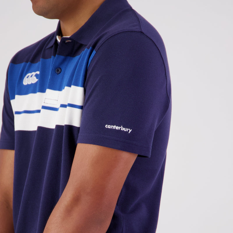 Load image into Gallery viewer, Canterbury Mens Chest Stripe Polo
