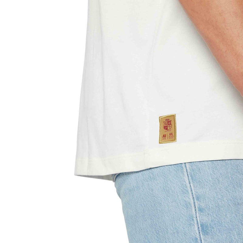 Load image into Gallery viewer, Mens British &amp; Irish Lions Egret Cotton CCC Jersey Tee
