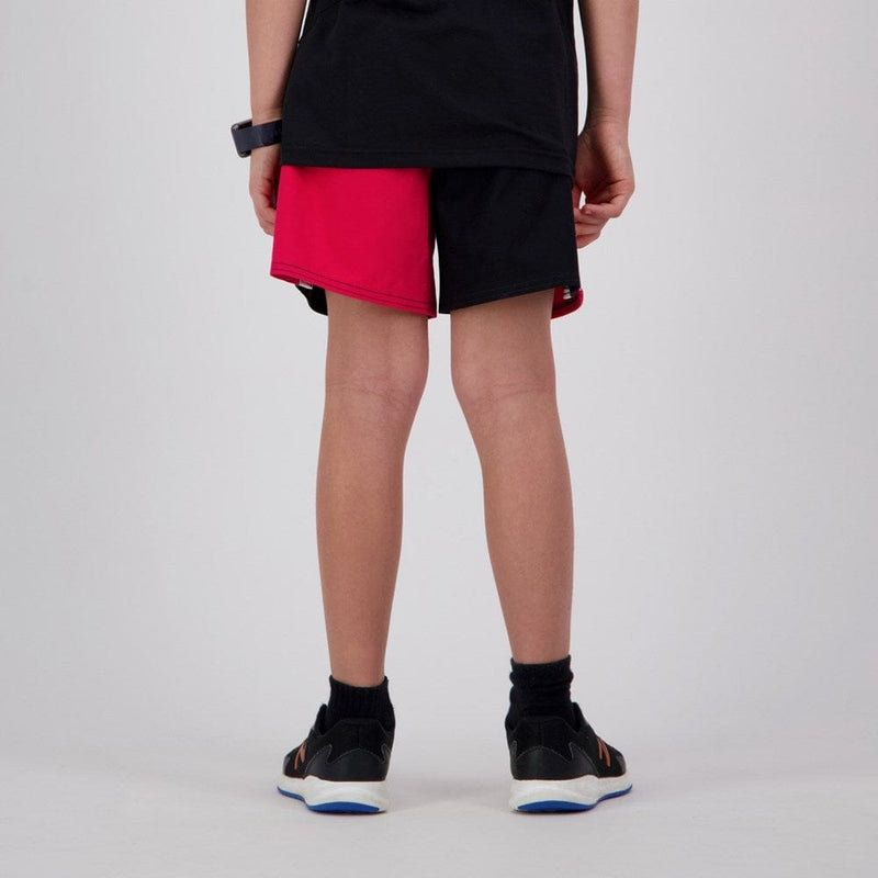Load image into Gallery viewer, Canterbury Kids Harlequin Short - Scarlet/Black
