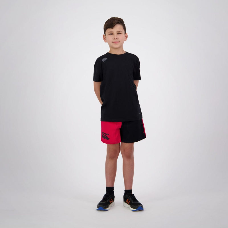 Load image into Gallery viewer, Canterbury Kids Harlequin Short - Scarlet/Black
