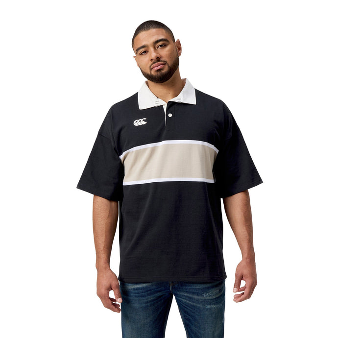 Canterbury Mens Yarn Dye Short Sleeve Rugby