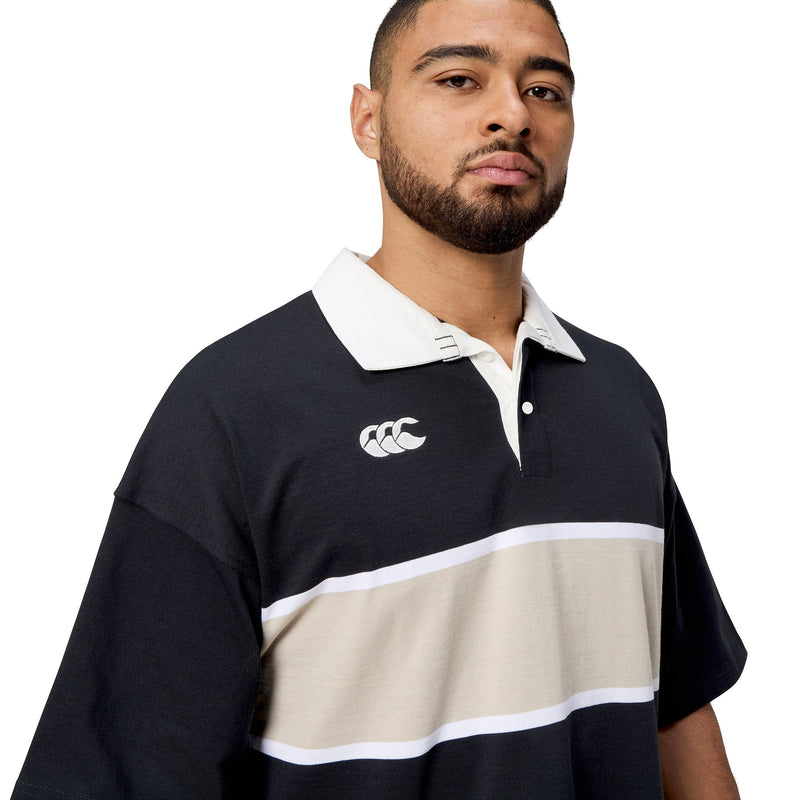 Load image into Gallery viewer, Canterbury Mens Yarn Dye Short Sleeve Rugby
