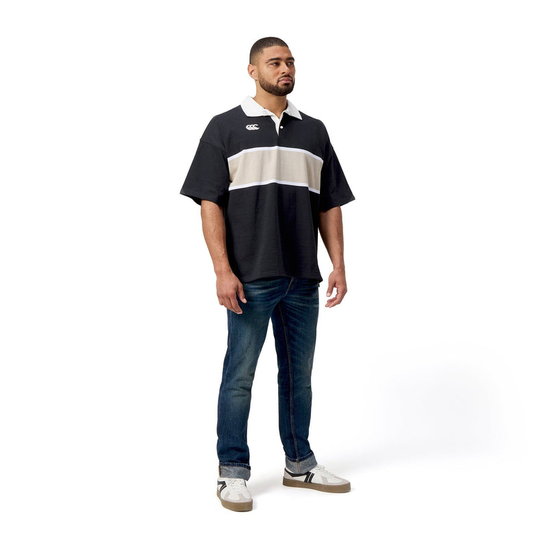 Load image into Gallery viewer, Canterbury Mens Yarn Dye Short Sleeve Rugby
