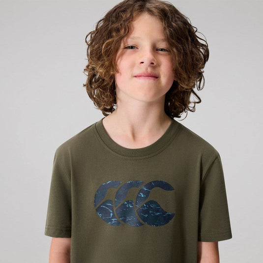Canterbury Kids Force CCC T-Shirt - Olive Night