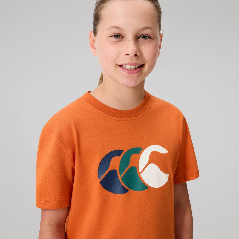 Load image into Gallery viewer, Canterbury Kids Fundamentals T-Shirt - Rust
