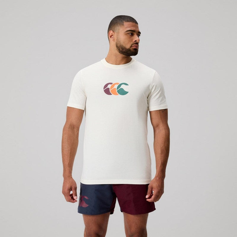 Load image into Gallery viewer, Canterbury Mens Fundamentals T-Shirt - Egret
