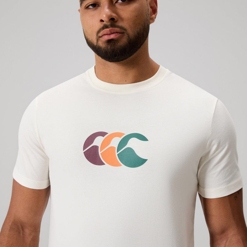 Load image into Gallery viewer, Canterbury Mens Fundamentals T-Shirt - Egret
