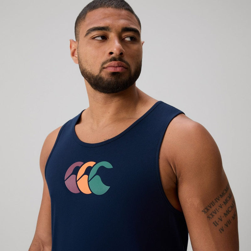 Load image into Gallery viewer, Canterbury Mens Fundamentals Tank - Navy

