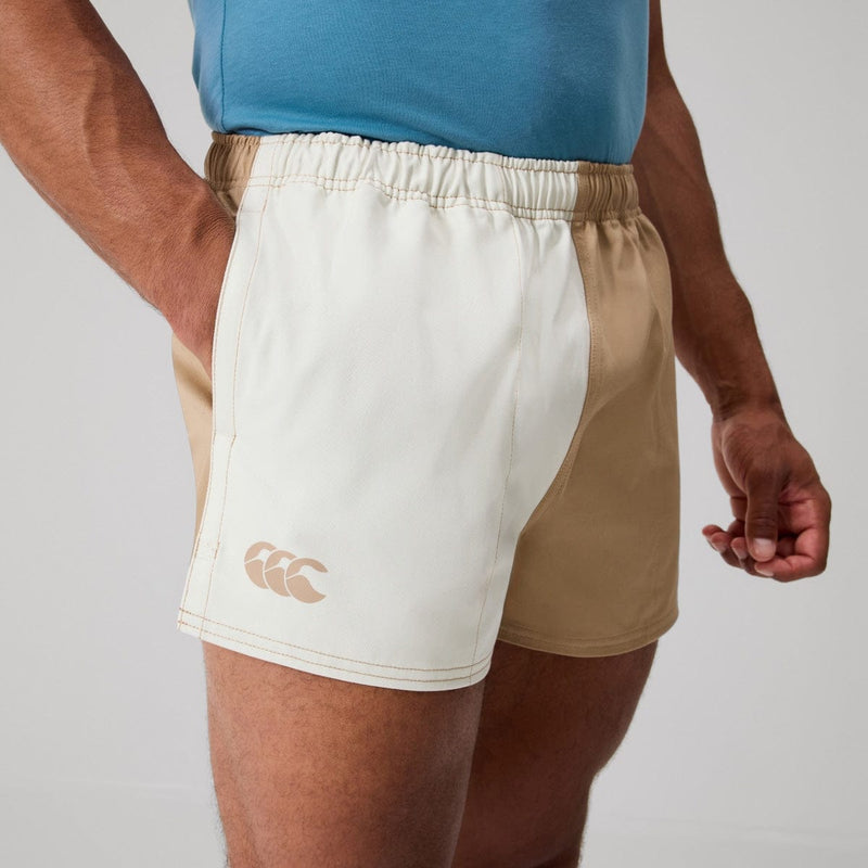 Load image into Gallery viewer, Canterbury Mens Fundamentals Harlequin Drill Short - Warm Taupe
