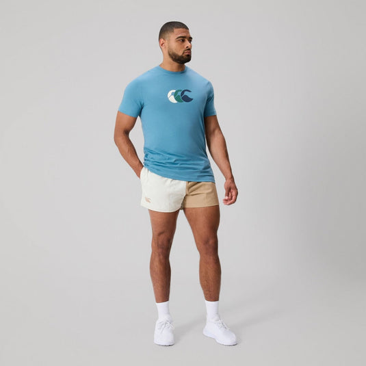 Canterbury Mens Fundamentals Harlequin Drill Short - Warm Taupe