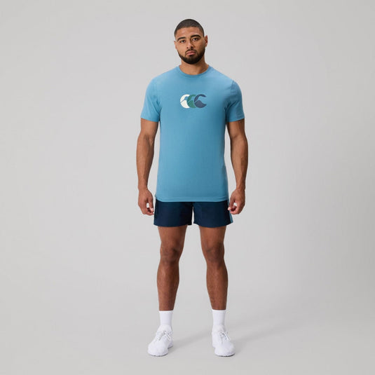 Canterbury Mens Fundamentals Panel Tactic Short - Navy