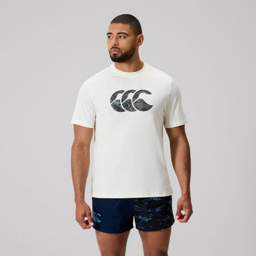 Canterbury Mens Force CCC T-Shirt AM - Egret