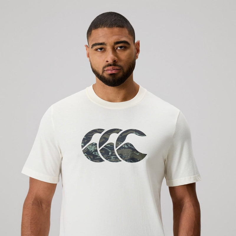 Load image into Gallery viewer, Canterbury Mens Force CCC T-Shirt AM - Egret
