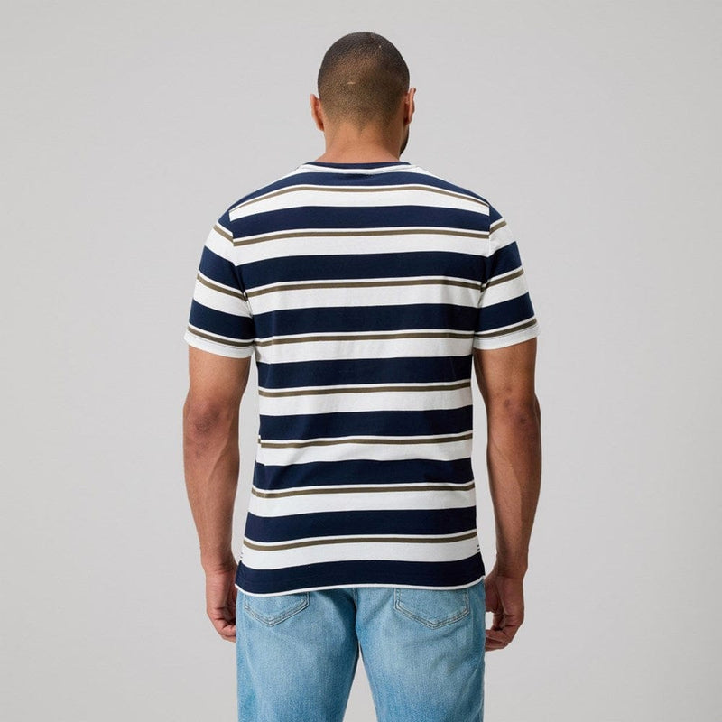 Load image into Gallery viewer, Canterbury Mens Fundamentals Stripe T-Shirt - Navy
