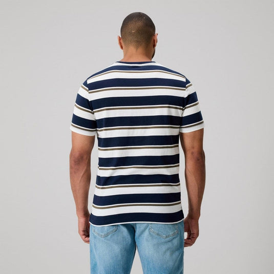 Canterbury Mens Fundamentals Stripe T-Shirt - Navy