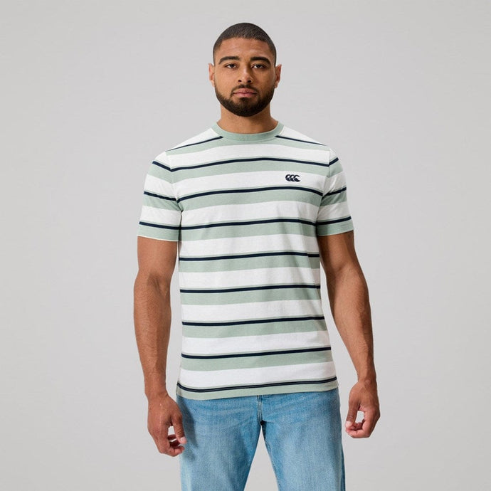 Canterbury Mens Fundamentals Stripe T-Shirt - Iceberg Green