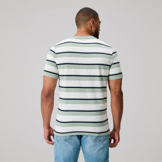 Canterbury Mens Fundamentals Stripe T-Shirt - Iceberg Green