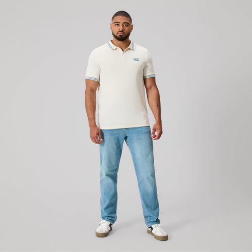 Canterbury Mens Solid Dye Polo - Birch