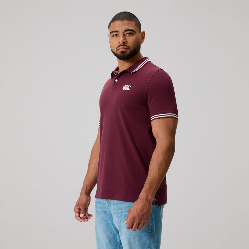 Load image into Gallery viewer, Canterbury Mens Solid Dye Polo - Fig
