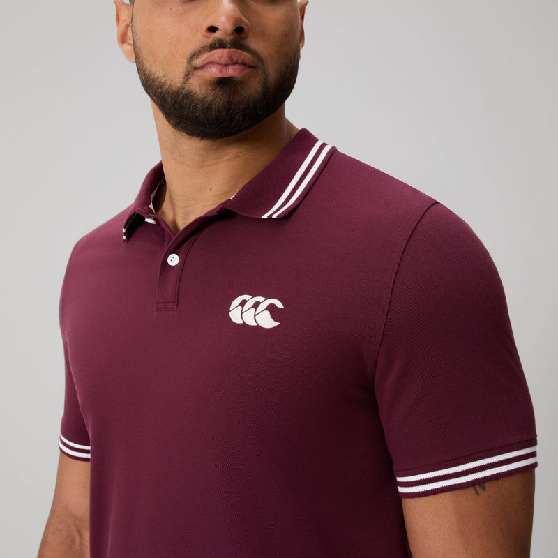 Load image into Gallery viewer, Canterbury Mens Solid Dye Polo - Fig
