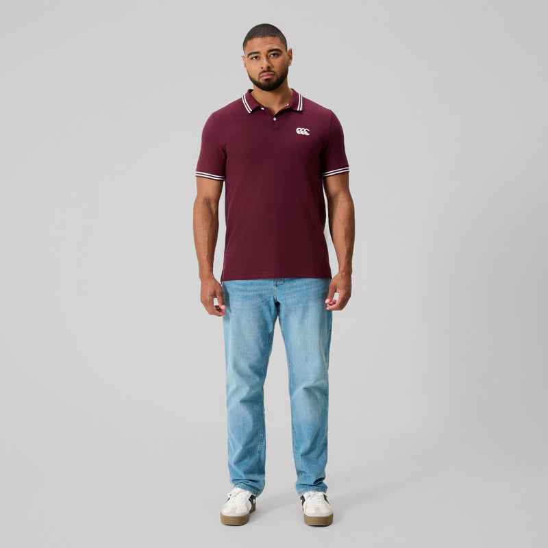 Load image into Gallery viewer, Canterbury Mens Solid Dye Polo - Fig
