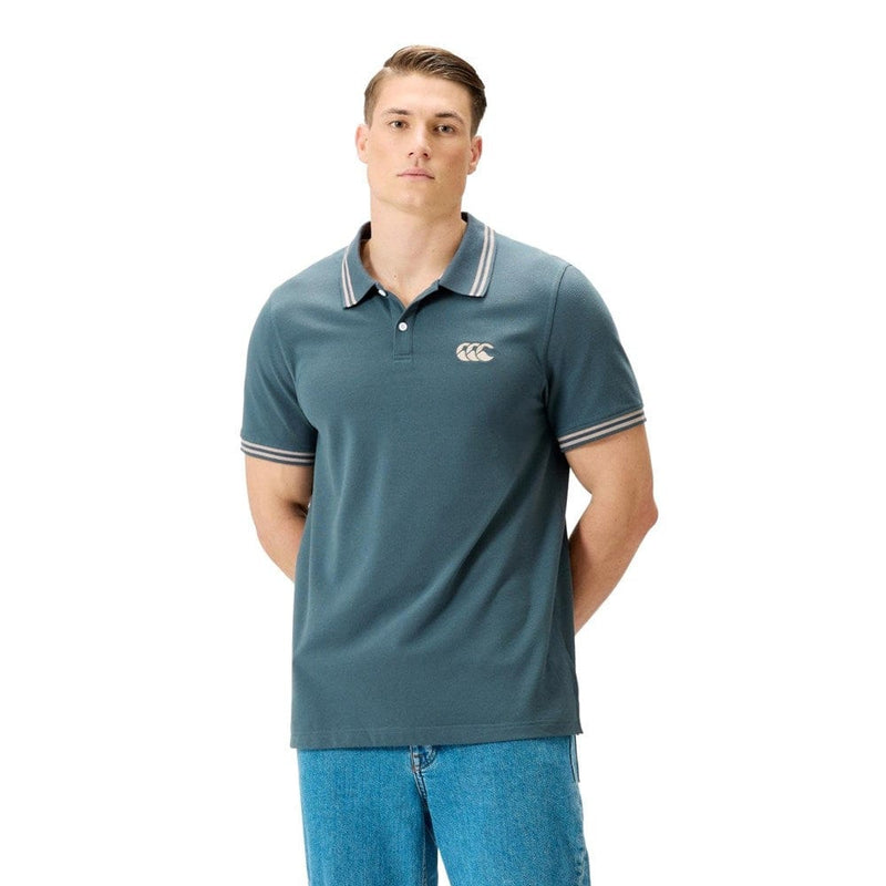 Load image into Gallery viewer, Canterbury Mens Solid Dye Polo - Dark Slate

