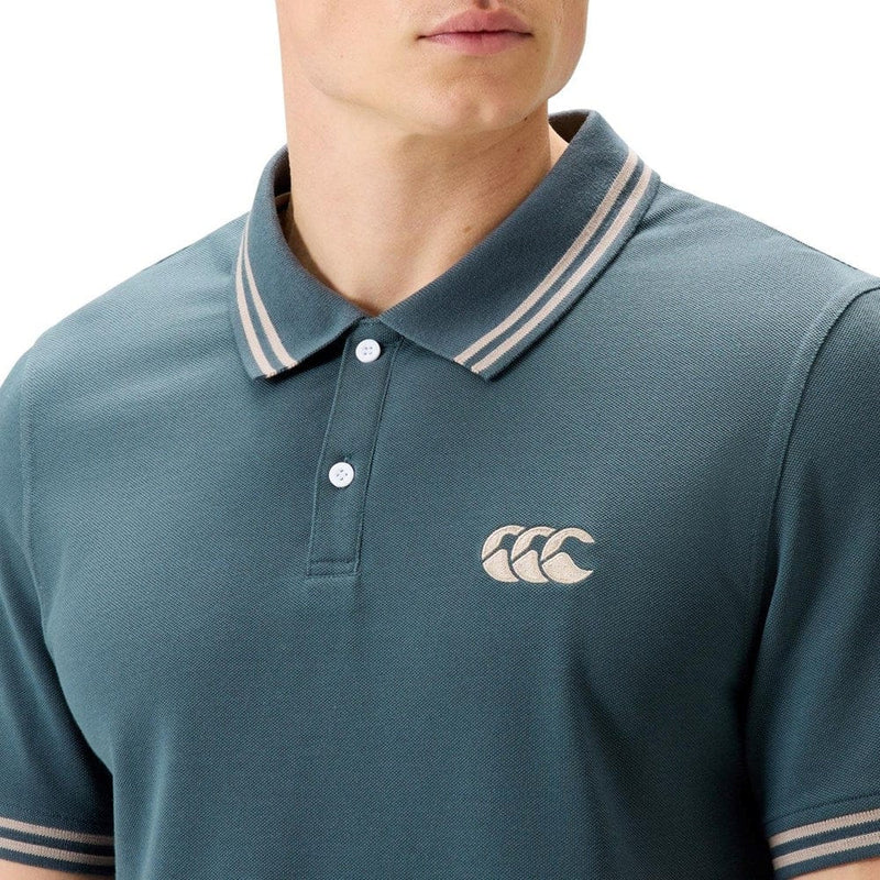 Load image into Gallery viewer, Canterbury Mens Solid Dye Polo - Dark Slate
