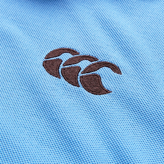 Canterbury Mens Solid Pique Polo - Navy/Gret
