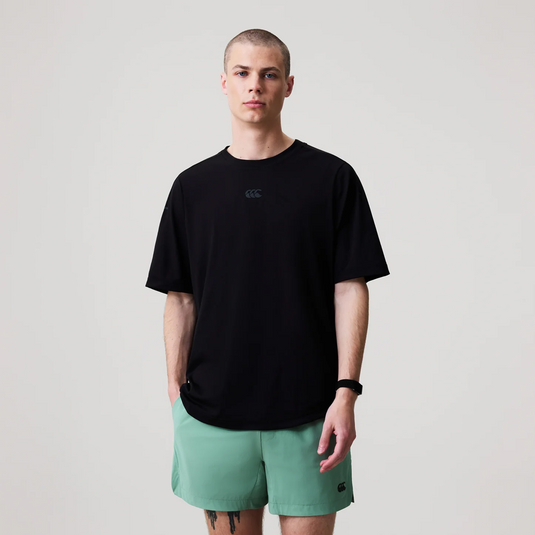 Canterbury Mens Everest Dart Tech T-Shirt - Black