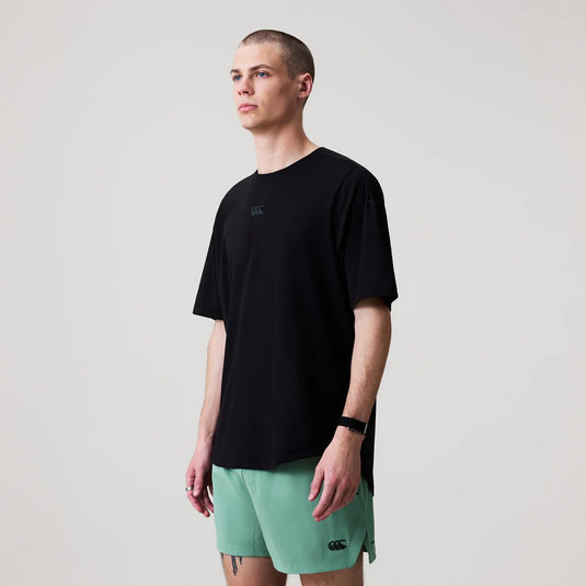 Canterbury Mens Everest Dart Tech T-Shirt - Black