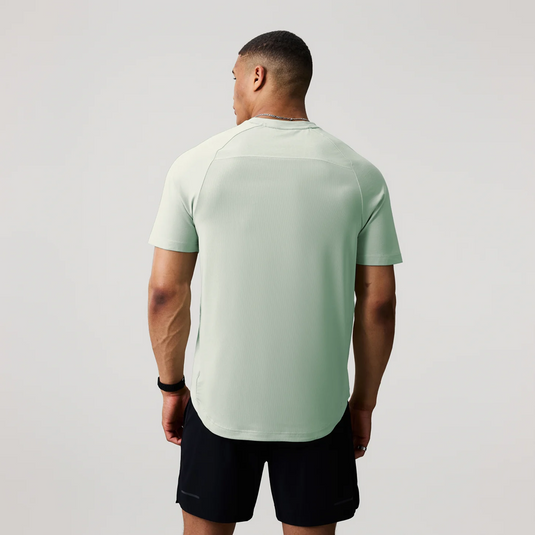 Canterbury Mens Everest Dart Tech T-Shirt - Seafoam Green/Black