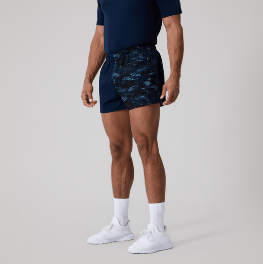 Canterbury Mens Force Harlequin Drill Short - Navy