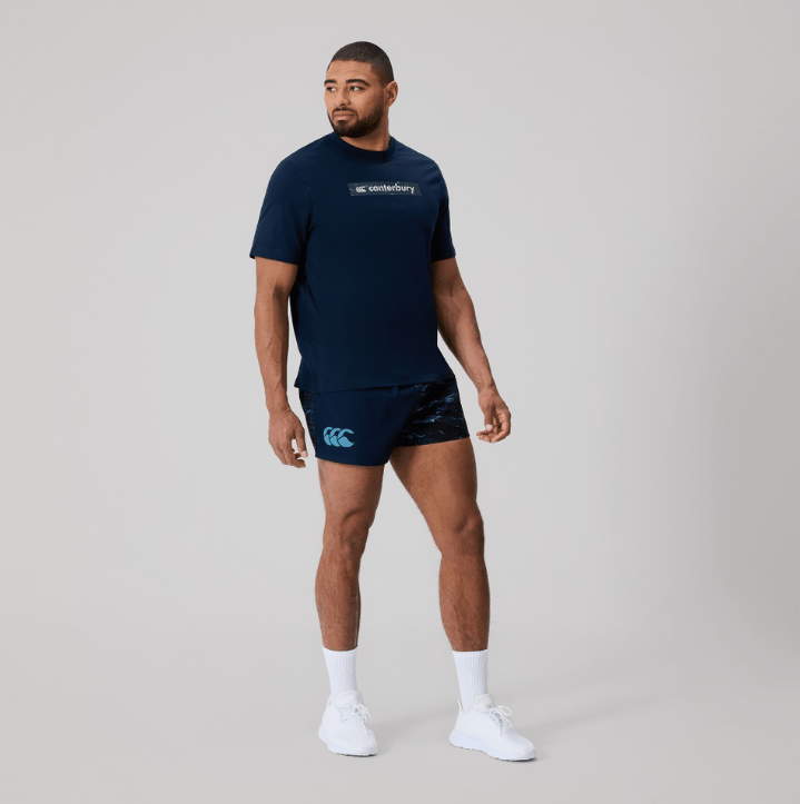 Load image into Gallery viewer, Canterbury Mens Force Harlequin Drill Short - Navy
