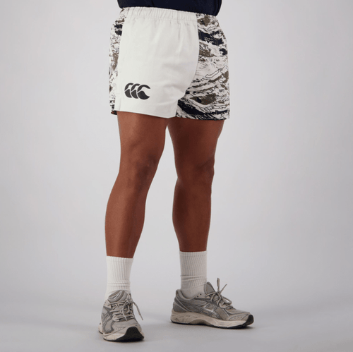 Canterbury Mens Force Harlequin Drill Short - Egret