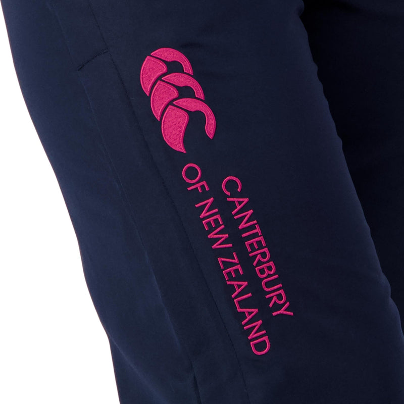 Load image into Gallery viewer, Canterbury Womens Cuffed Hem Stadium Pant - Navy/Fuchsia
