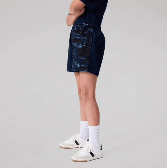 Canterbury Kids Force Harlequin Drill Short - Navy