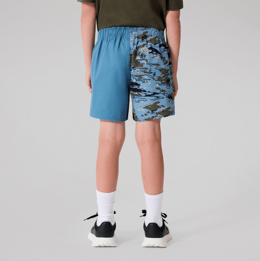 Canterbury Kids Force Harlequin Drill Short - Provincial Blue