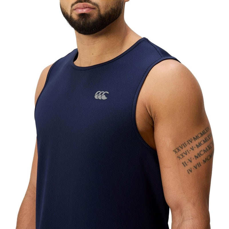 Load image into Gallery viewer, Canterbury Mens Tempo Singlet - Navy
