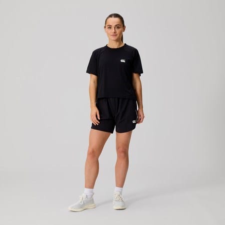 Load image into Gallery viewer, Canterbury Womens Tempo + T-Shirt - Black
