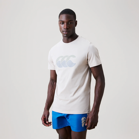 Canterbury Mens Fundamental T-Shirt - Simply Taupe/Grey