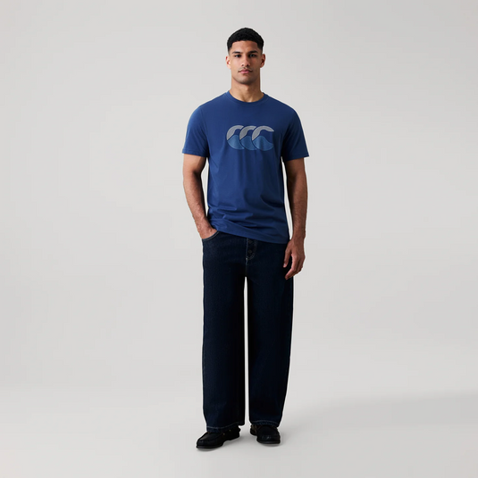 Canterbury Mens Fundamental T-Shirt - Ensign Blue