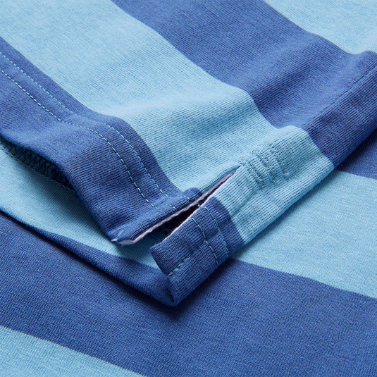 Canterbury Mens Yarn Stripe Polo - China Blue/Navy