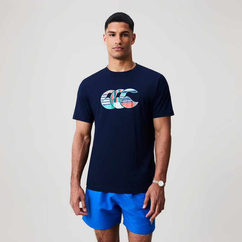 Load image into Gallery viewer, Canterbury Mens Uglies Logo Tee - Navy/Multi
