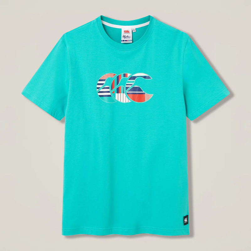 Load image into Gallery viewer, Canterbury Mens Uglies Logo Tee - Baltic/Multi
