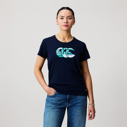 Canterbury Womens Uglies Logo Tee - Navy/Multi
