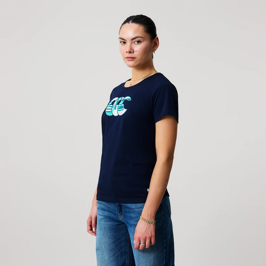 Canterbury Womens Uglies Logo Tee - Navy/Multi